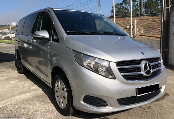 Left hand drive MERCEDES V CLASS V 220 CDi LWB Auto PORTUGEUSE REG